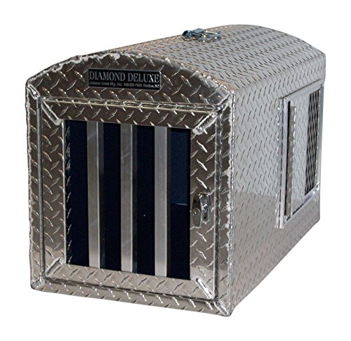 Diamond Deluxe Aluminum Single Hole Escape Proof Dog Box