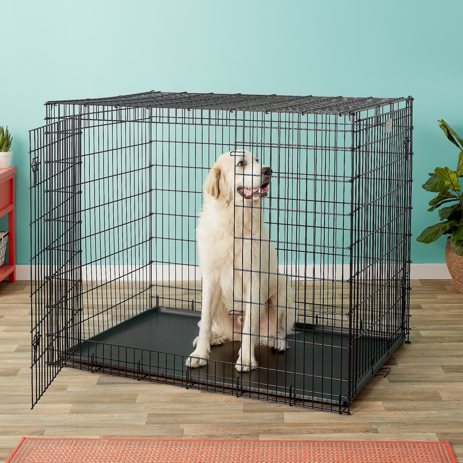 54″ Midwest Solution Series "Ginormus" Double Door Dog Crate