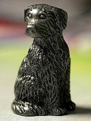 Mini Labradoodle as a Monopoly token